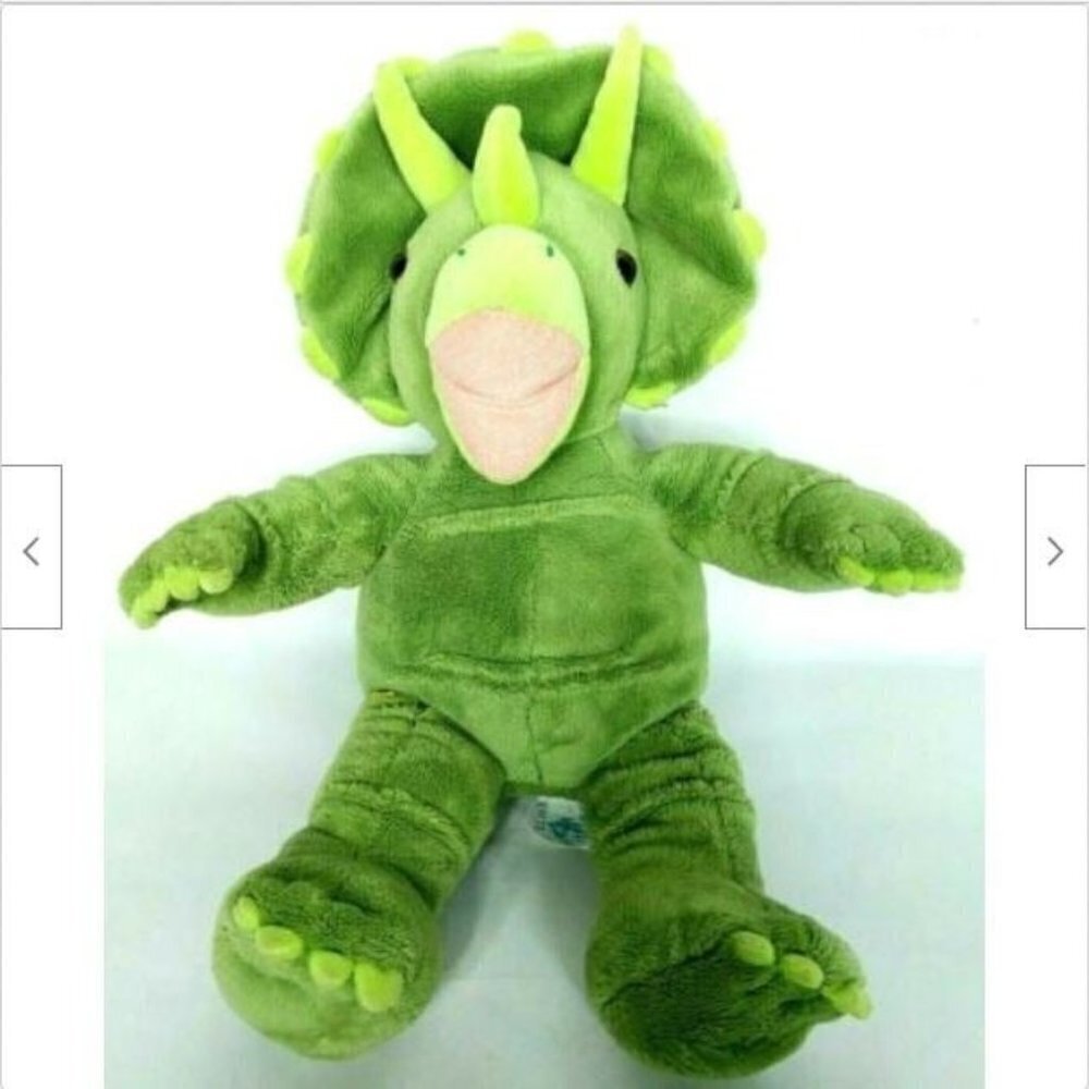 Build A Bear Green Triceratops Dinosaur